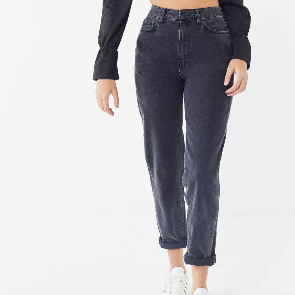 BDG black high waisted mom jeans